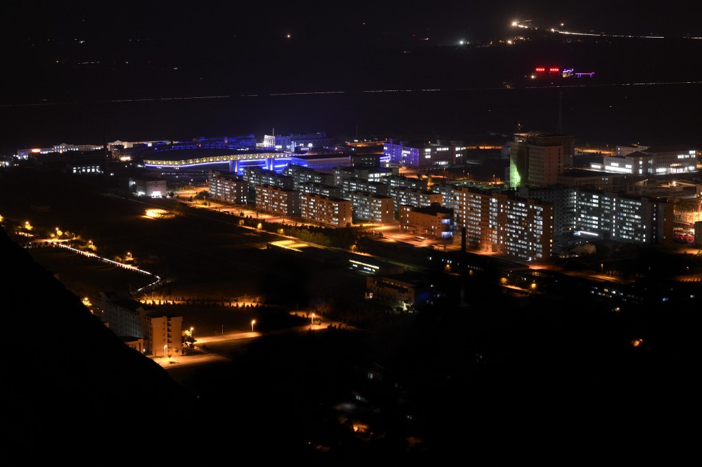 大学城夜景