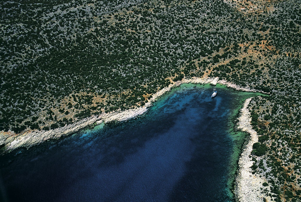 Boat near the coast between Kas and Myra, Turkey.jpg