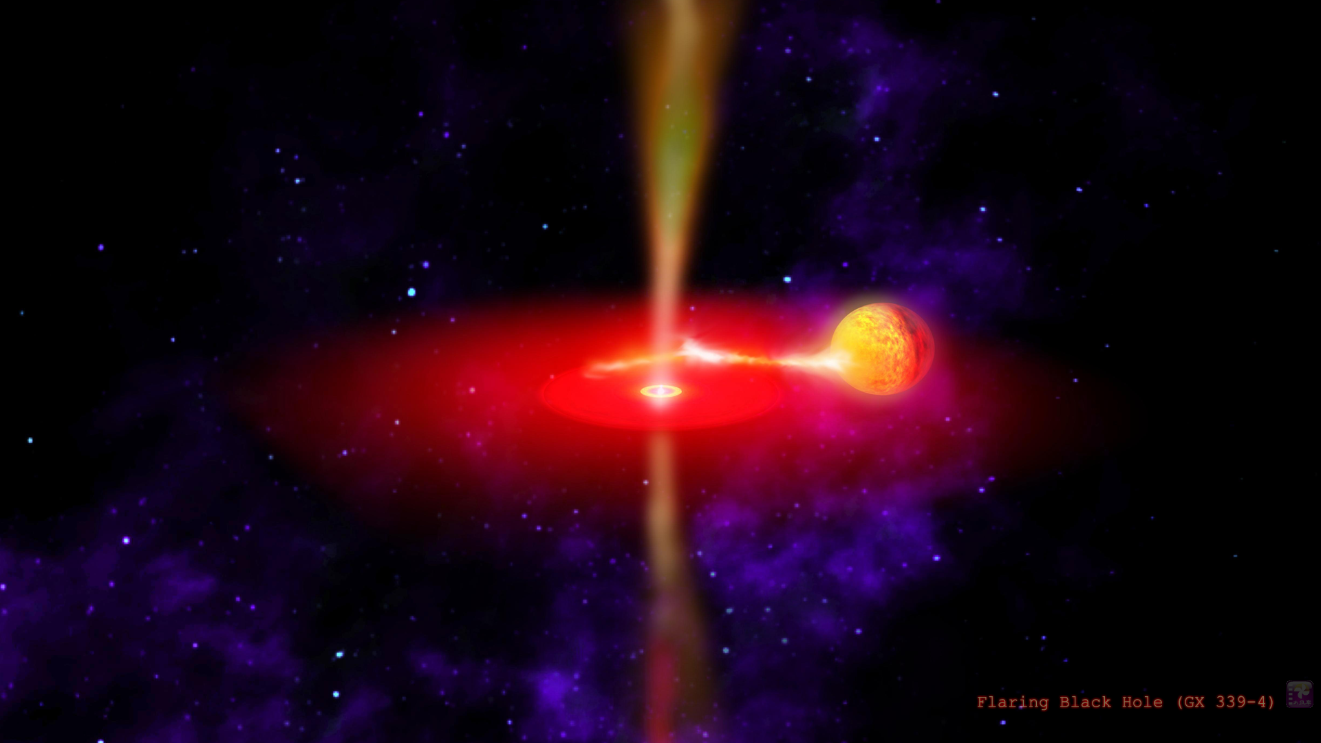 官方壁纸 - 射焰黑洞(Flaring Black Hole (GX 339-4)).png