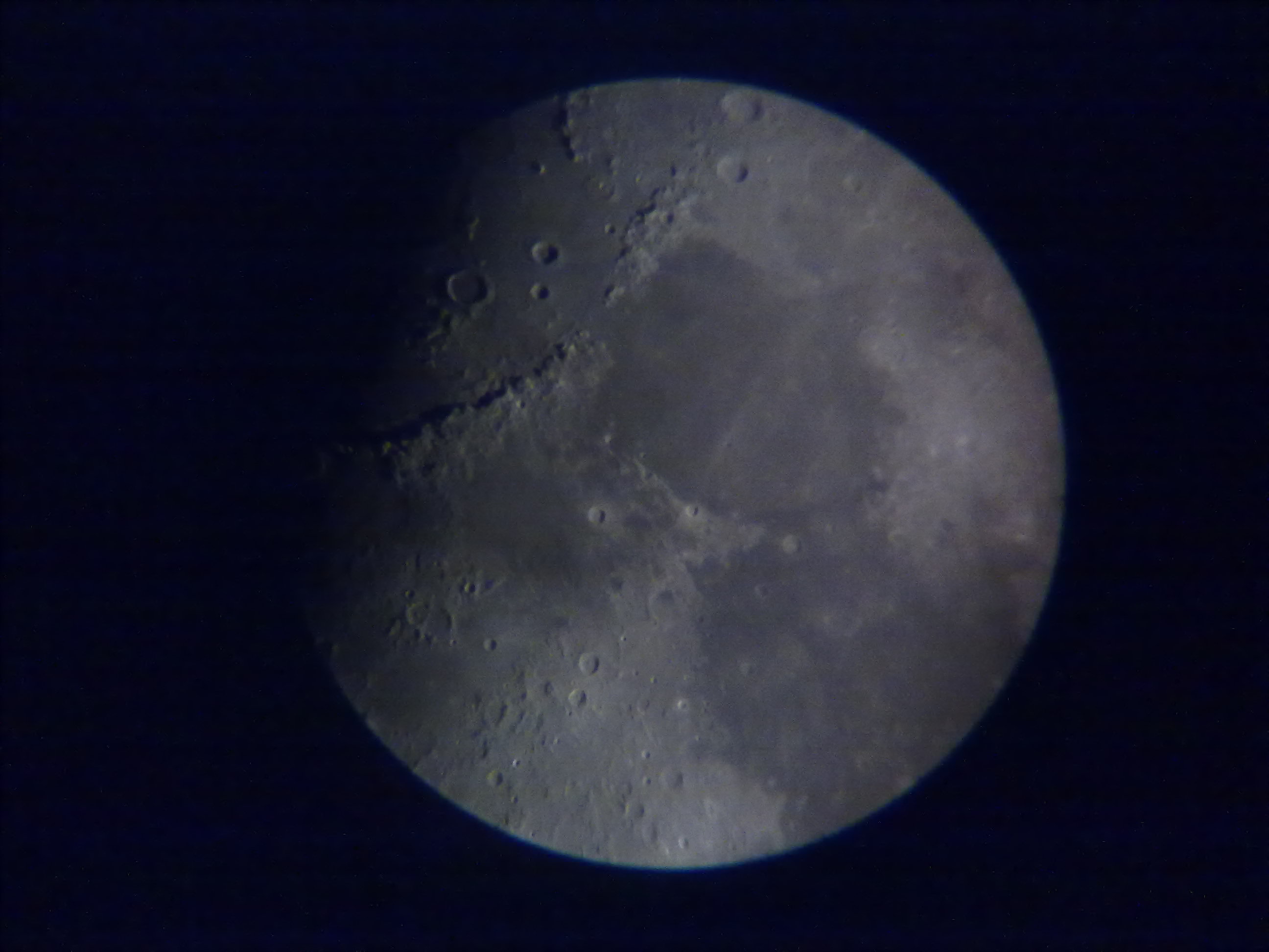 4mm目镜后的月球