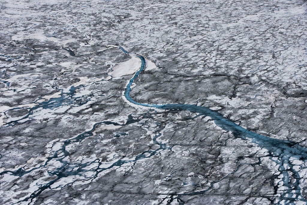 Glacial rill on the Greenland ice sheet near Nordlit Sermiat, Greenland.jpg