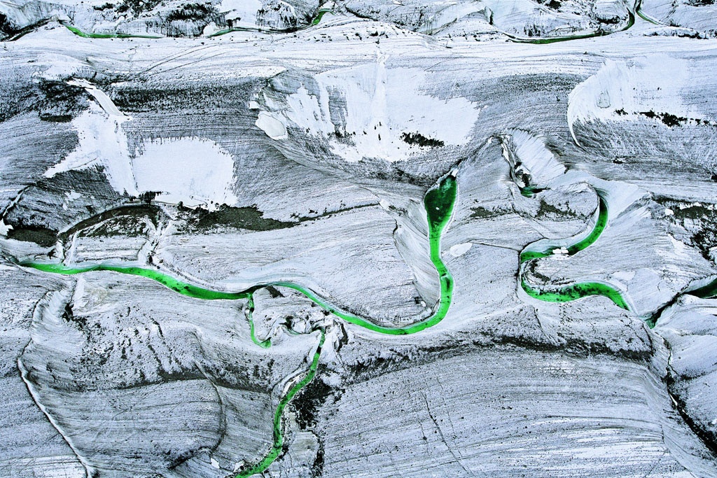 Glacier tongue near the Khan Tengri peak, Sary-Jaz Mountains, Ysyk-Köl Region, .jpg