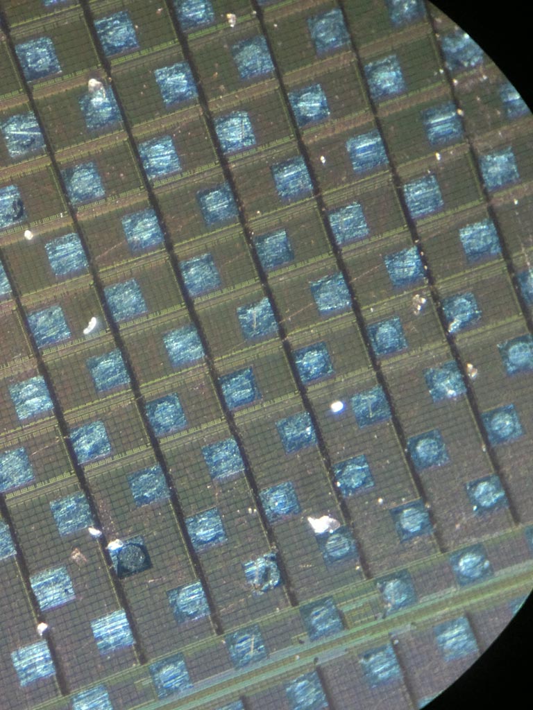 显微镜下的cpu