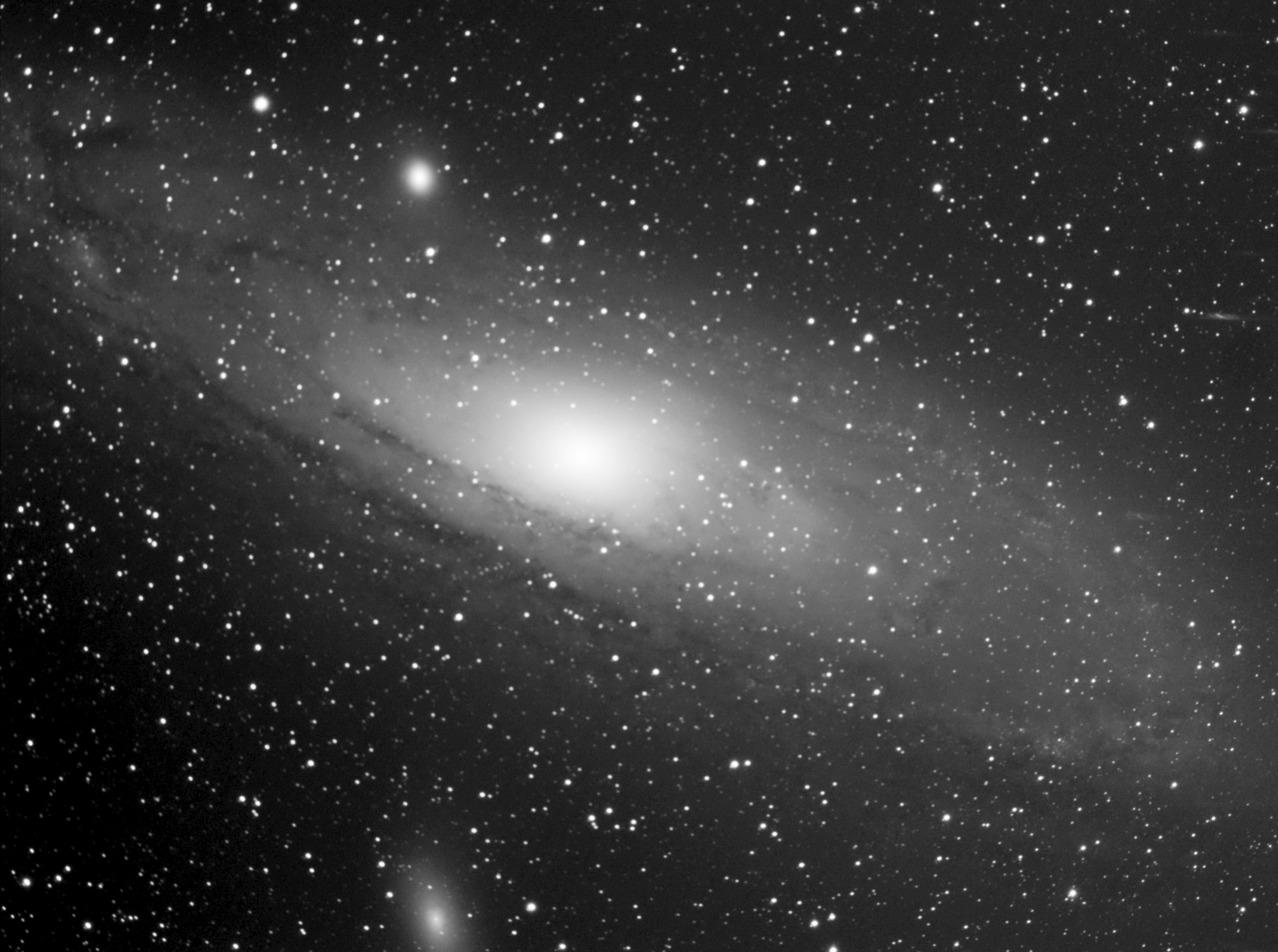 M31,没有星芒