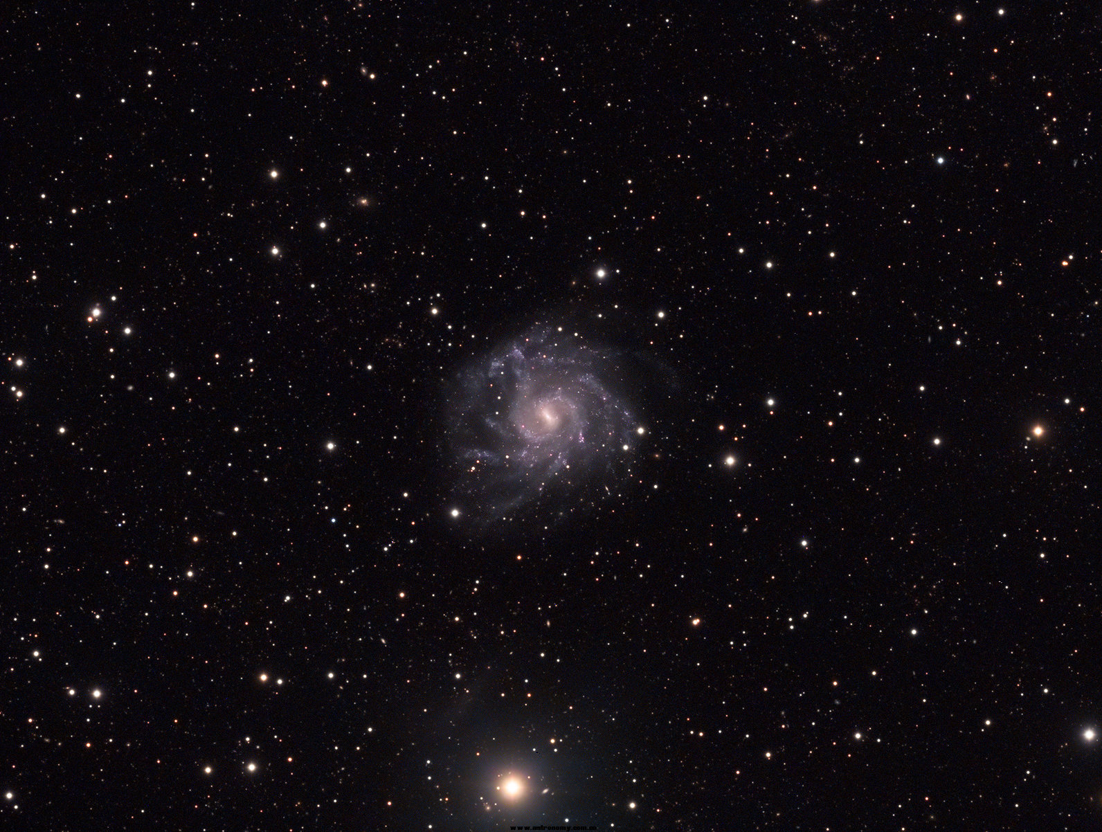 NGC7424 天鹤座棒旋星系