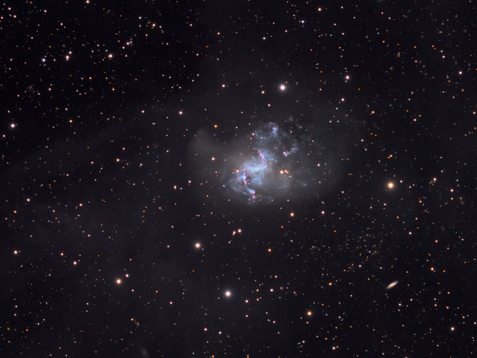 NGC1313 网罟座棒旋星系