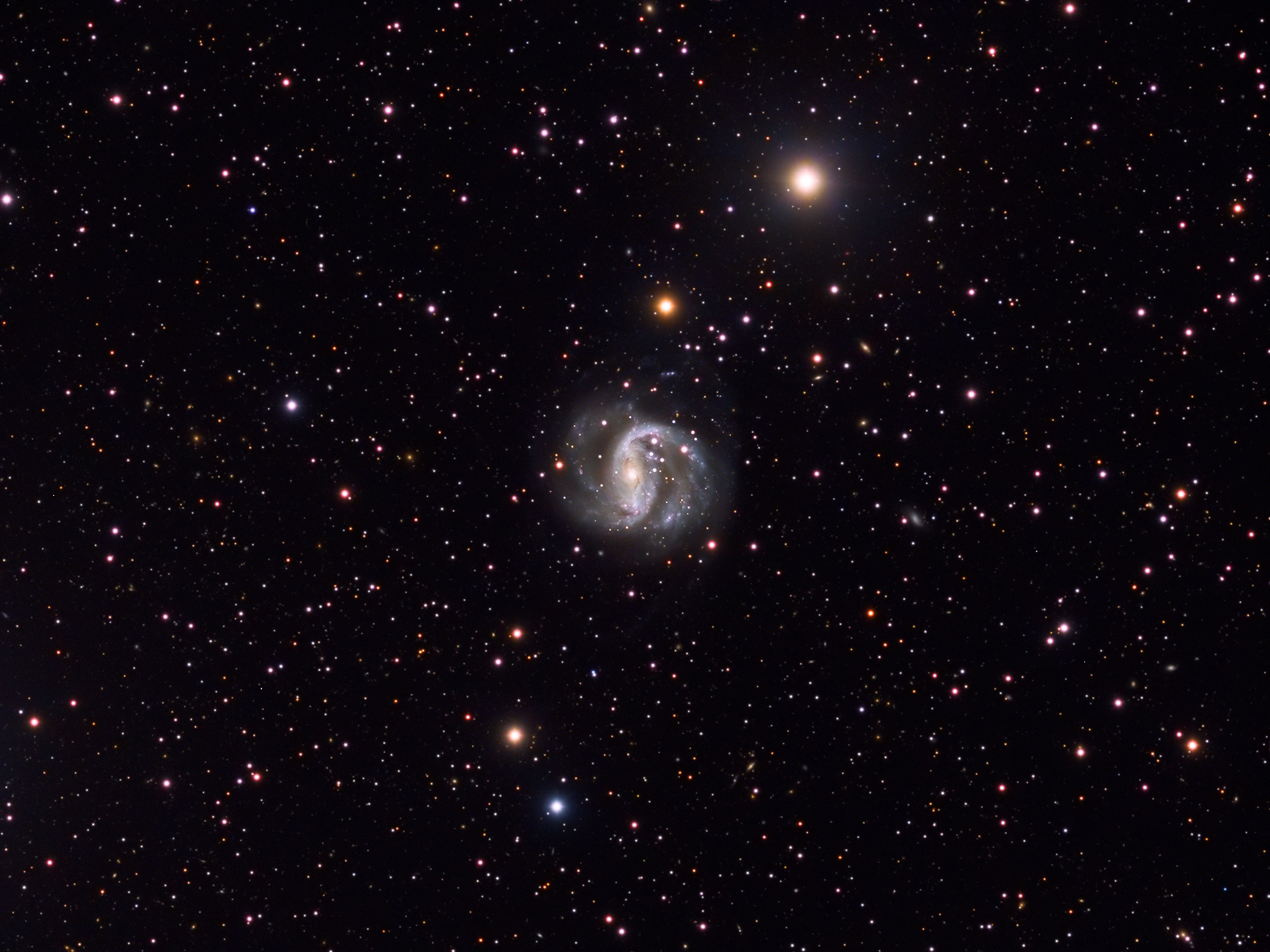NGC1672 剑鱼座螺棒旋星系