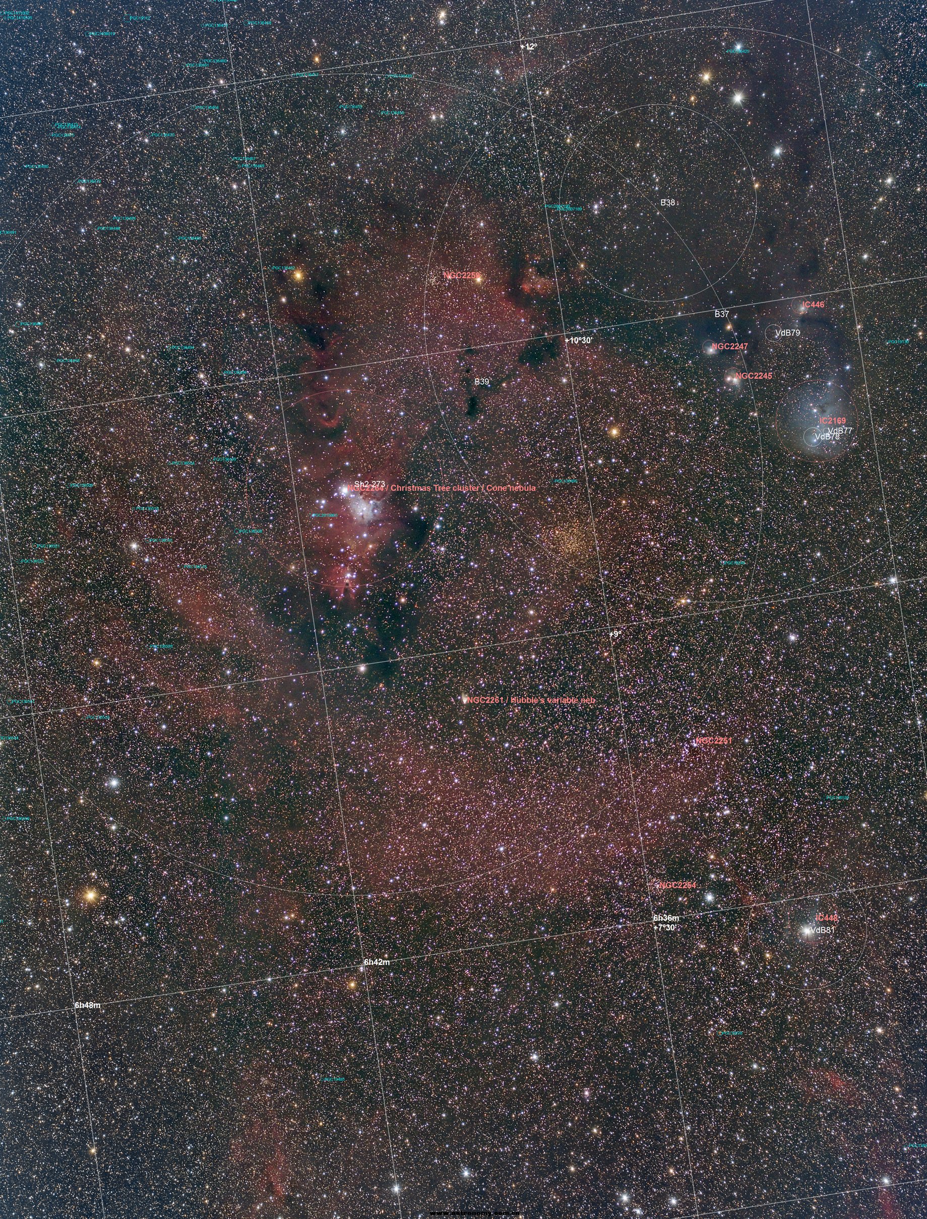 阴那山ngc2264锥状星云conenebula