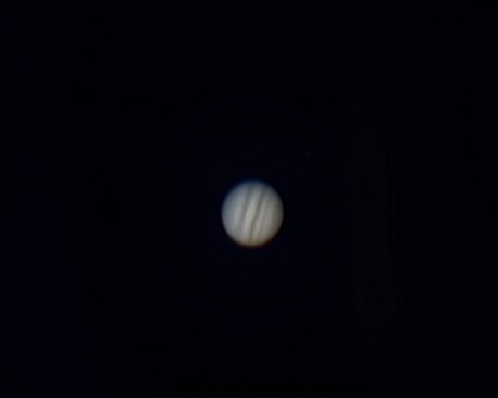 用pro4000拍摄的木星，刚接触望远镜10几天，加上天气原因，就这水平...