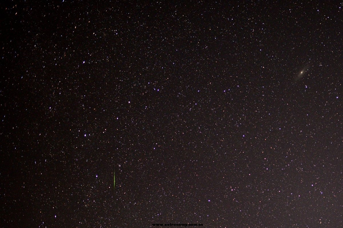 M31、仙后与流星1