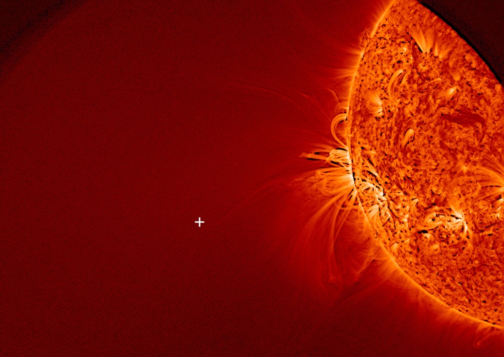 This image from NASA\\'s Solar Dynamics Observatory shows the sun, but no Co.jpg