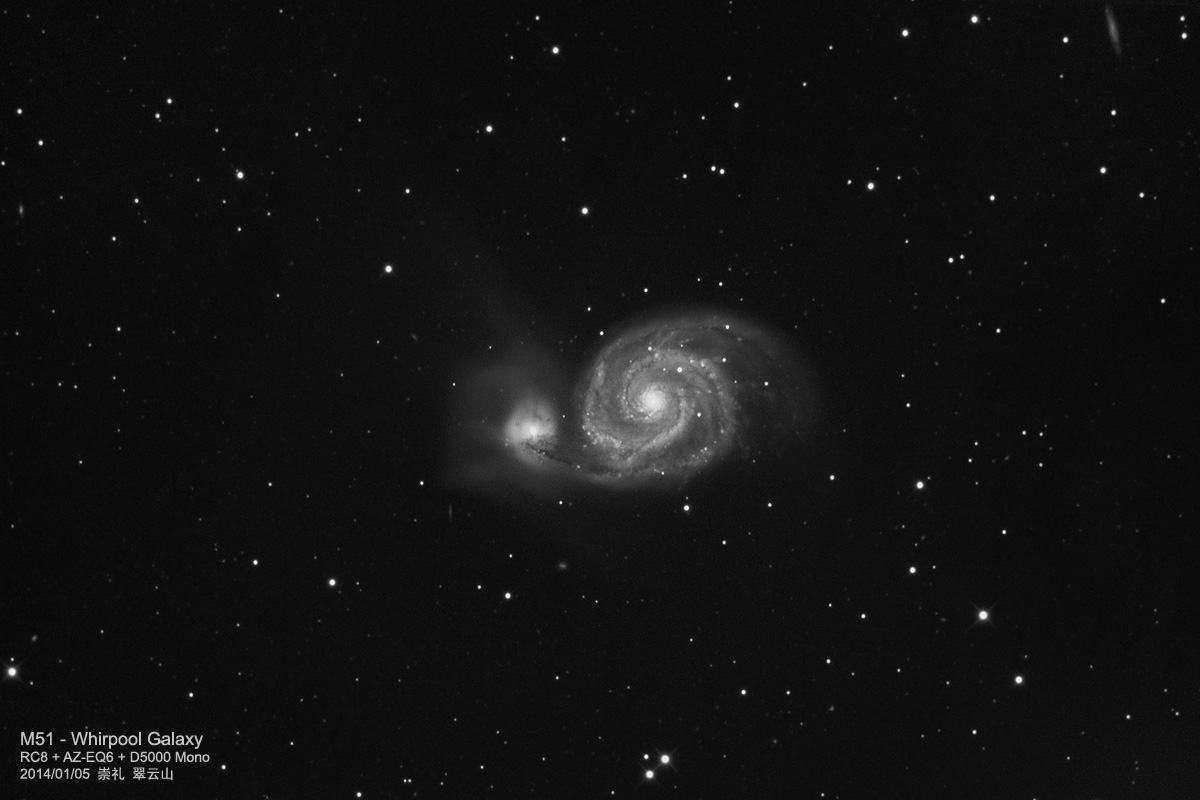 M51黑白单反出片