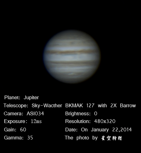2x下的木星