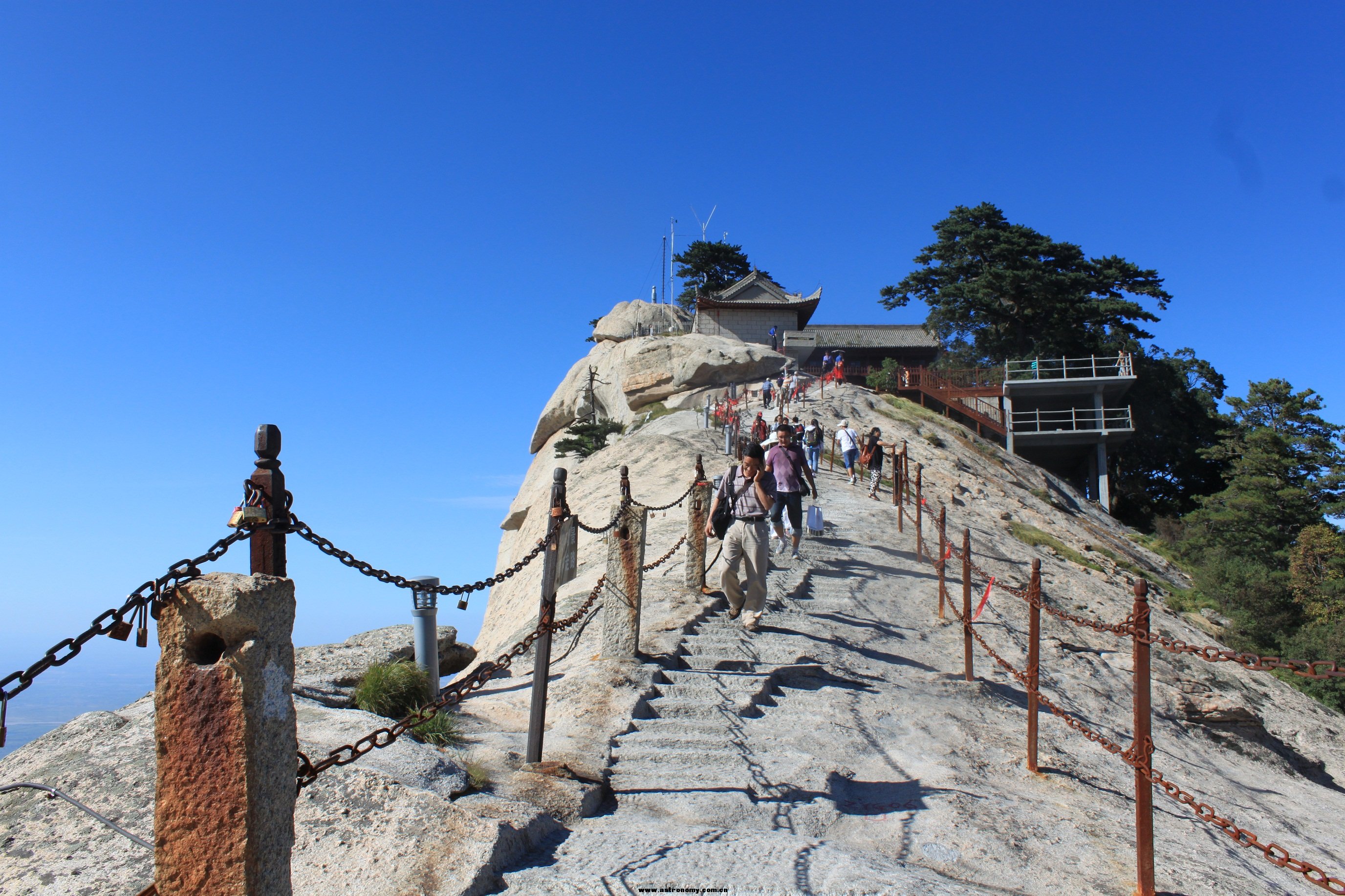 华山的西峰-莲花峰