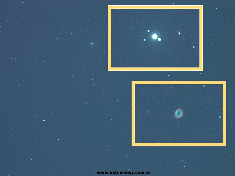 ISO 100 導星15分鐘的M57