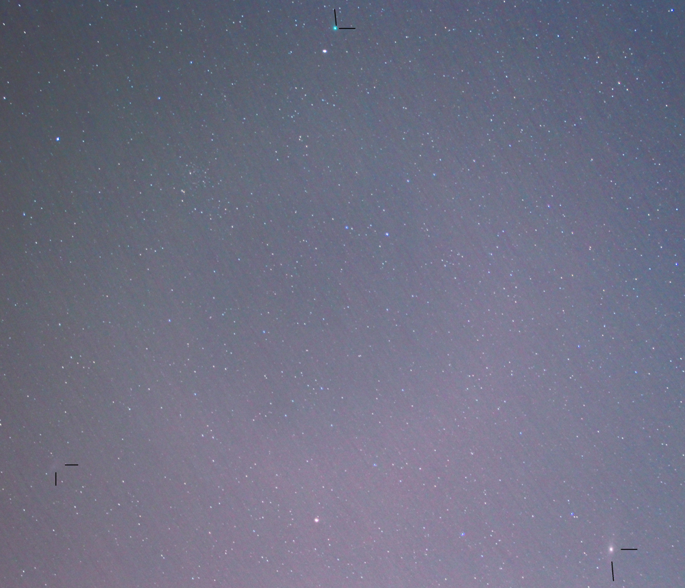 Q2彗星，M31，M33