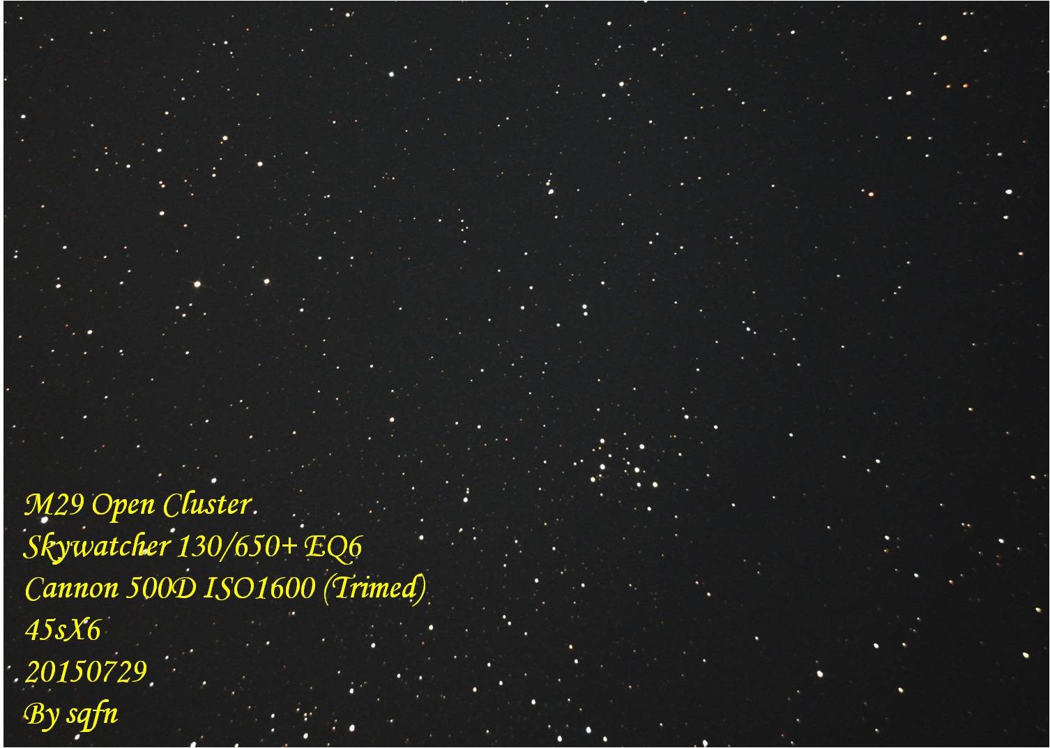 M29疏散星团