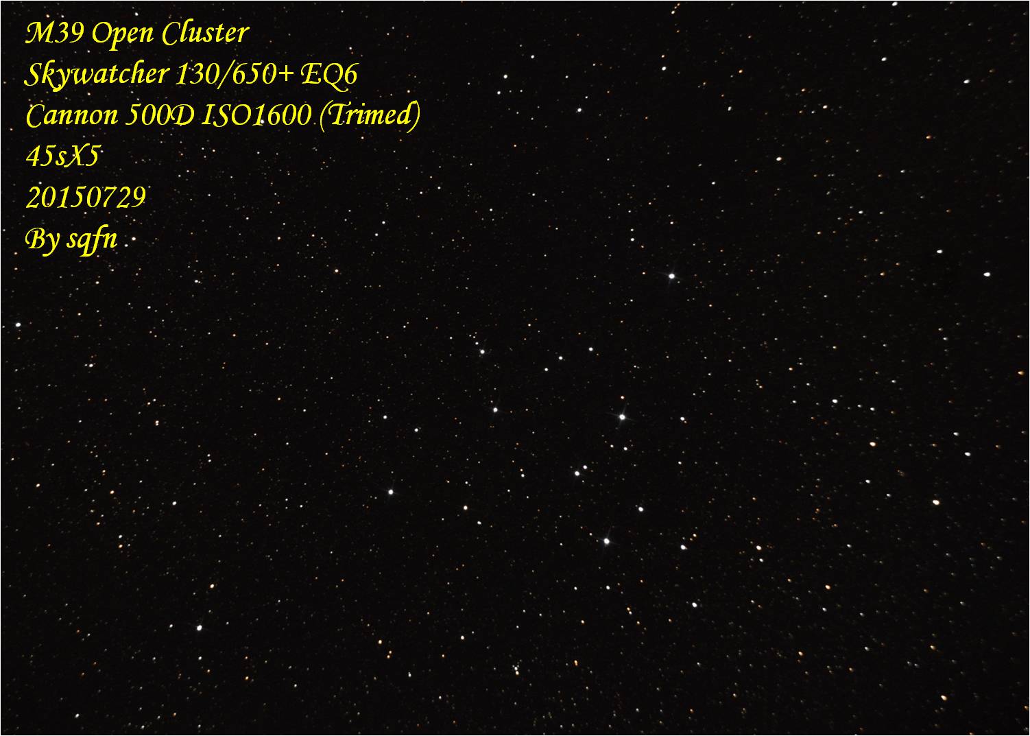 M39疏散星团