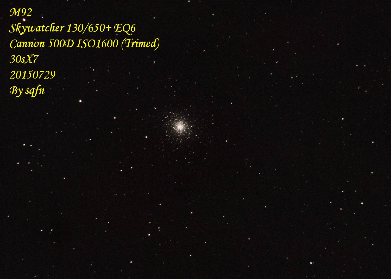 M92球状星团