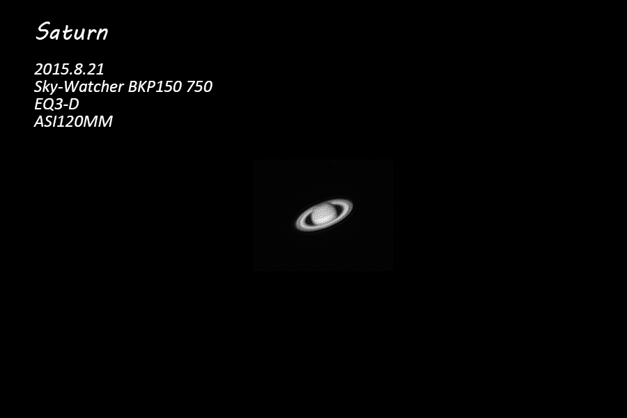 8月21号拍的土星