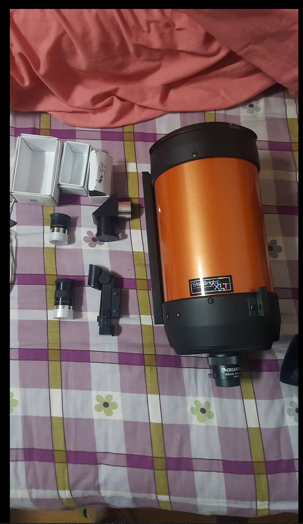 6se镜筒跟2个目镜1个天顶镜1个红点寻星镜