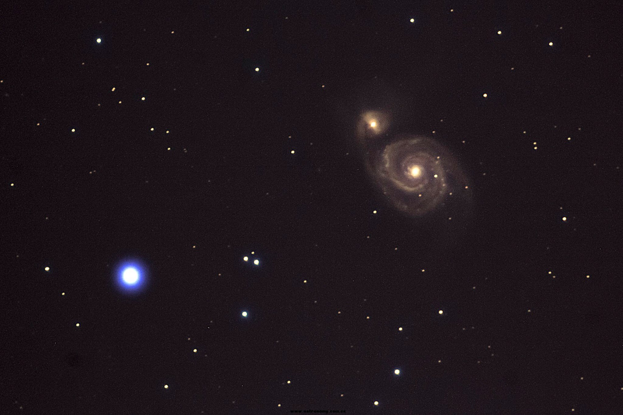 1200mm下的M51