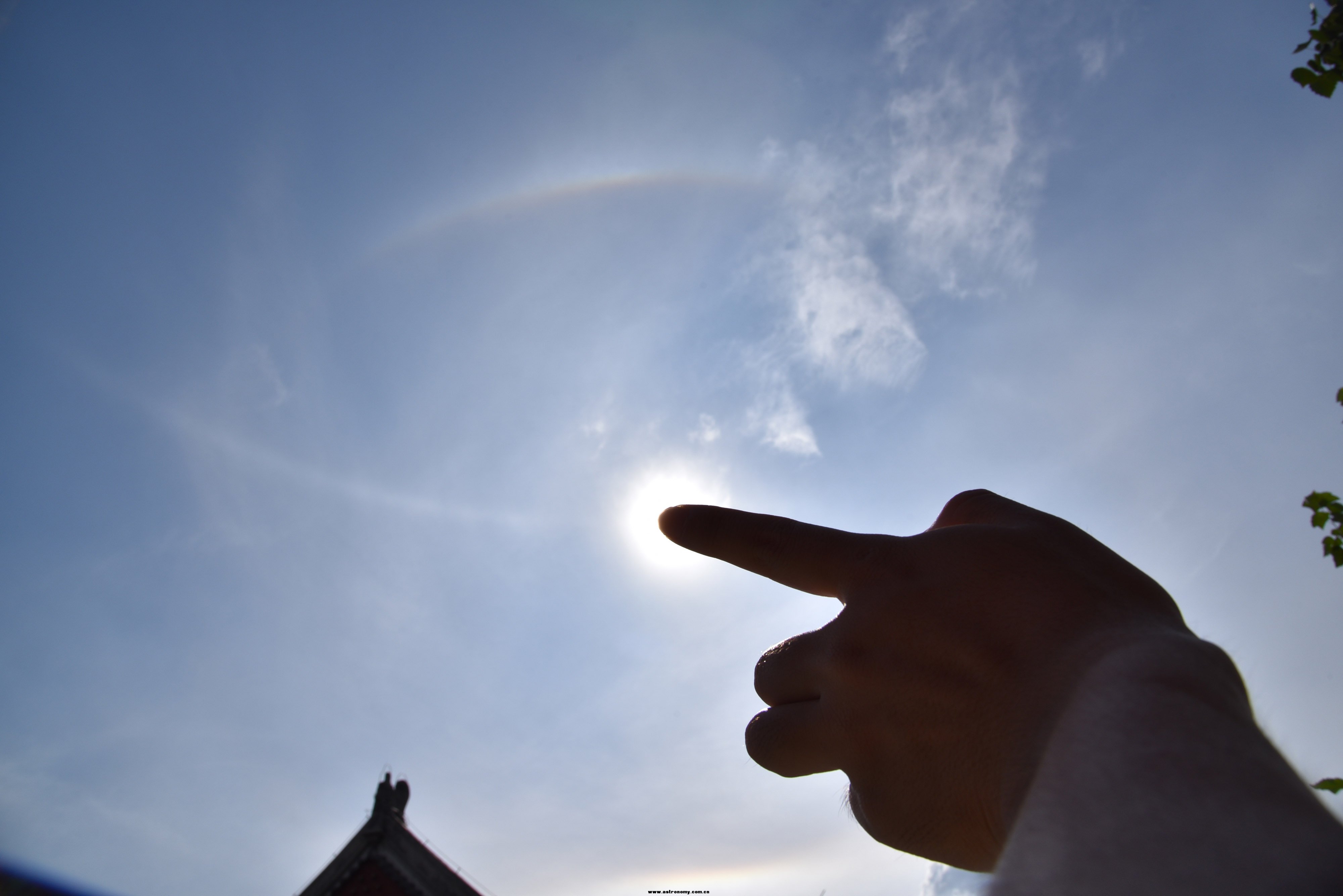 sun halo & parhelic circle