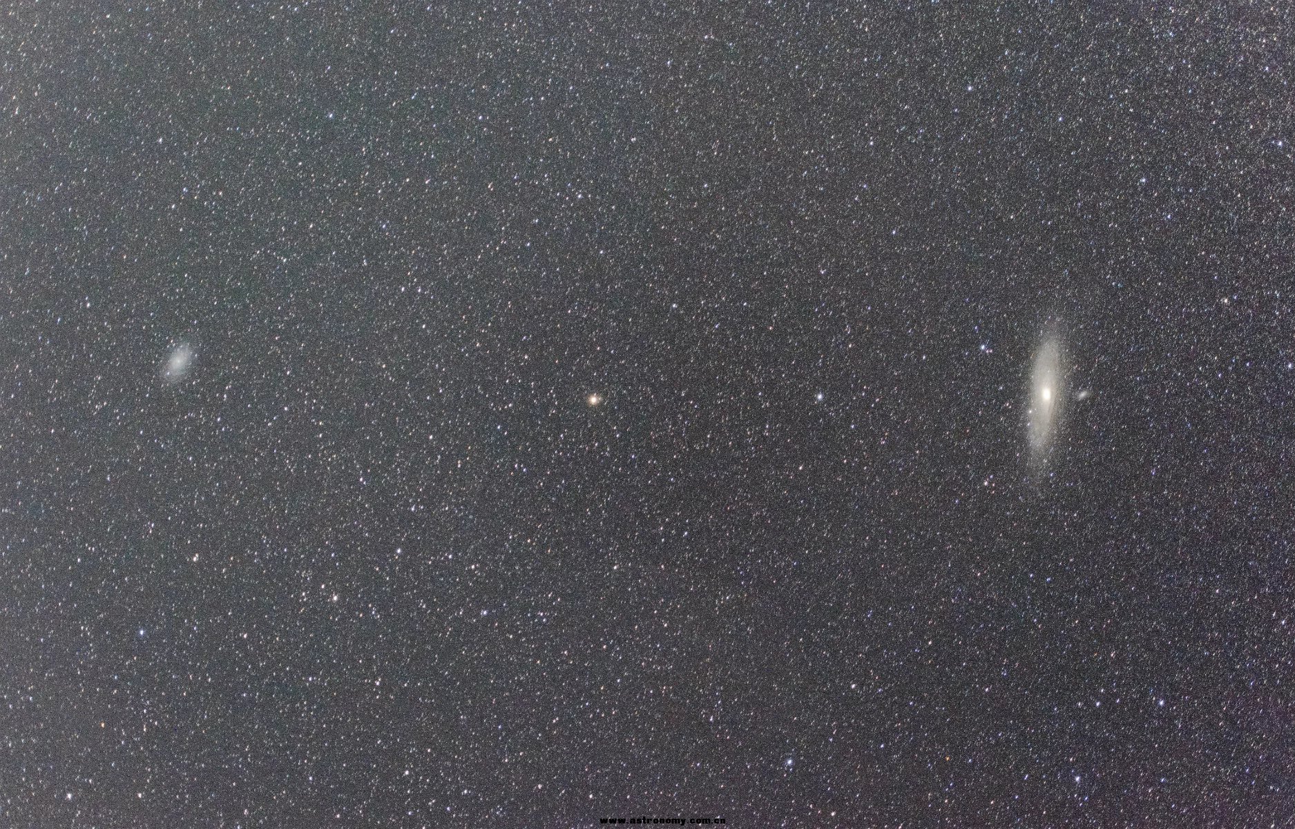 m31和m33 d810+70-200 86mm iso2500 f3.2 180s单张无叠加