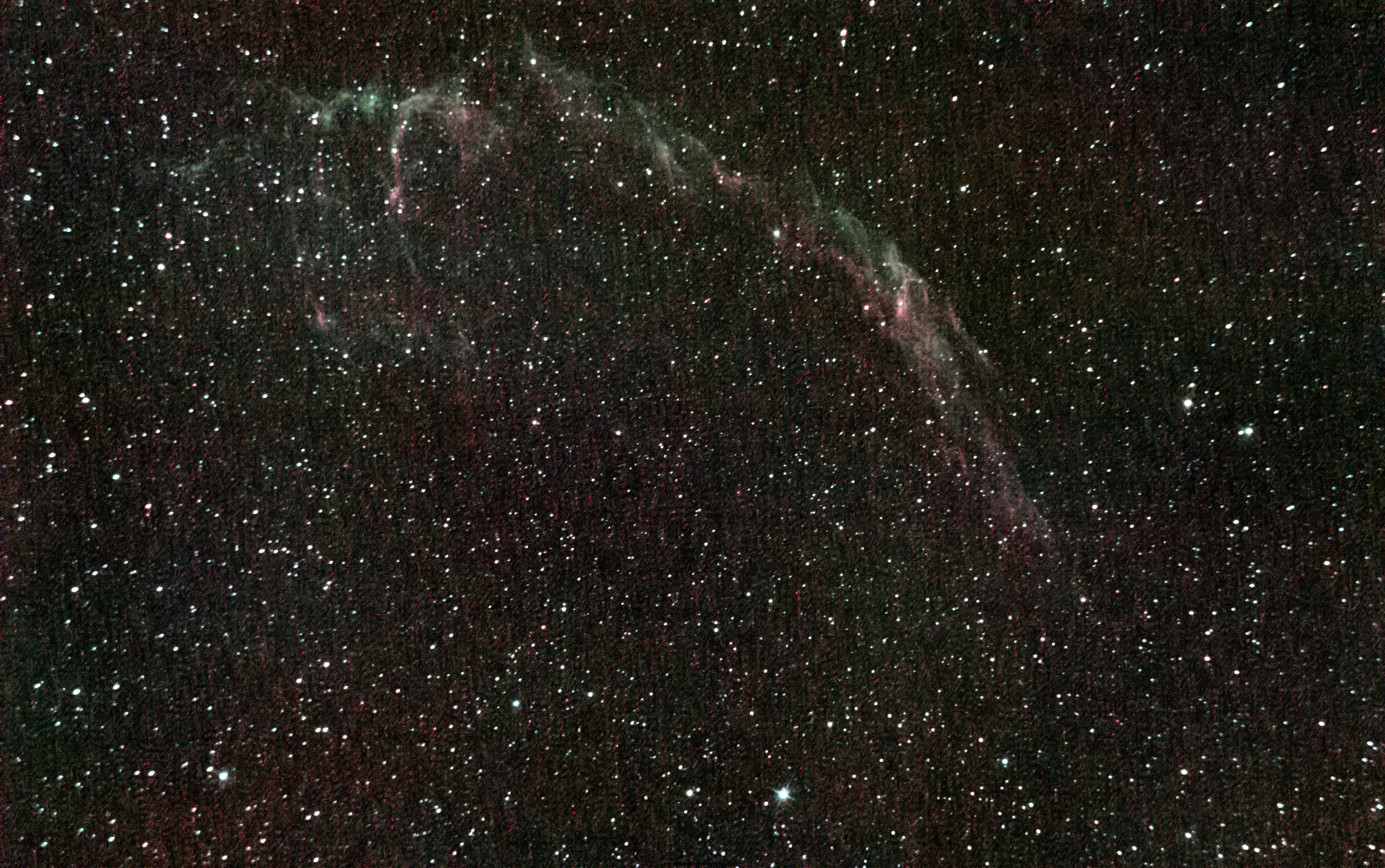NGC6992，小黑+heq5p+EOS40D+UHC
