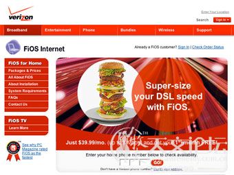  4. Verizon FiOS（互联网服务）