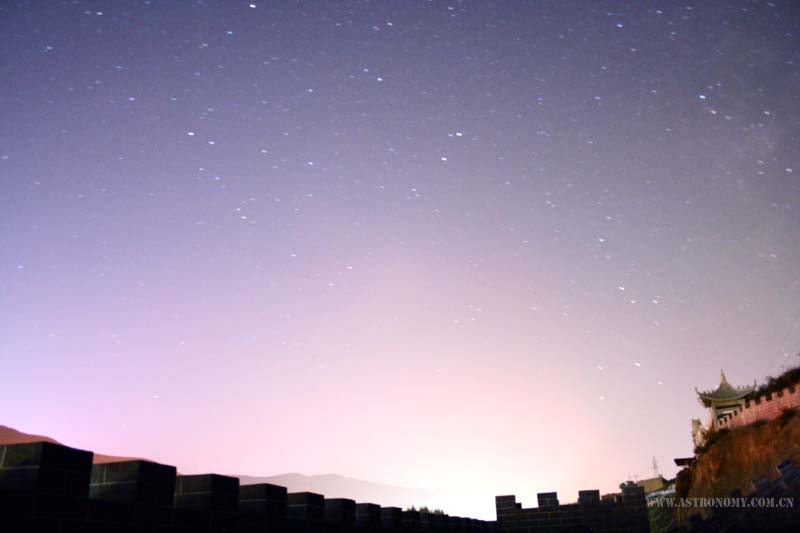 假长城星空