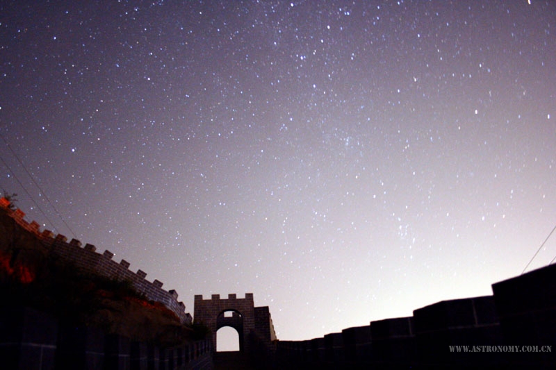 假长城星空