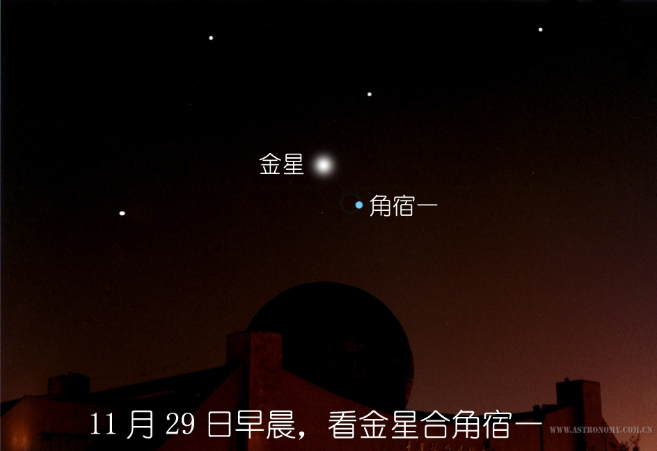 11月29日早晨，金星合角宿一.jpg