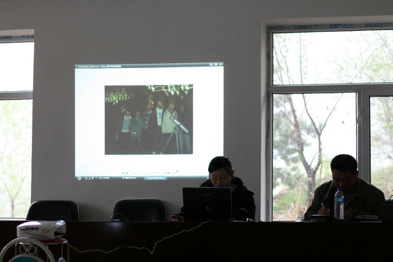哈尔滨师范大学附属中学天文协会代表发言