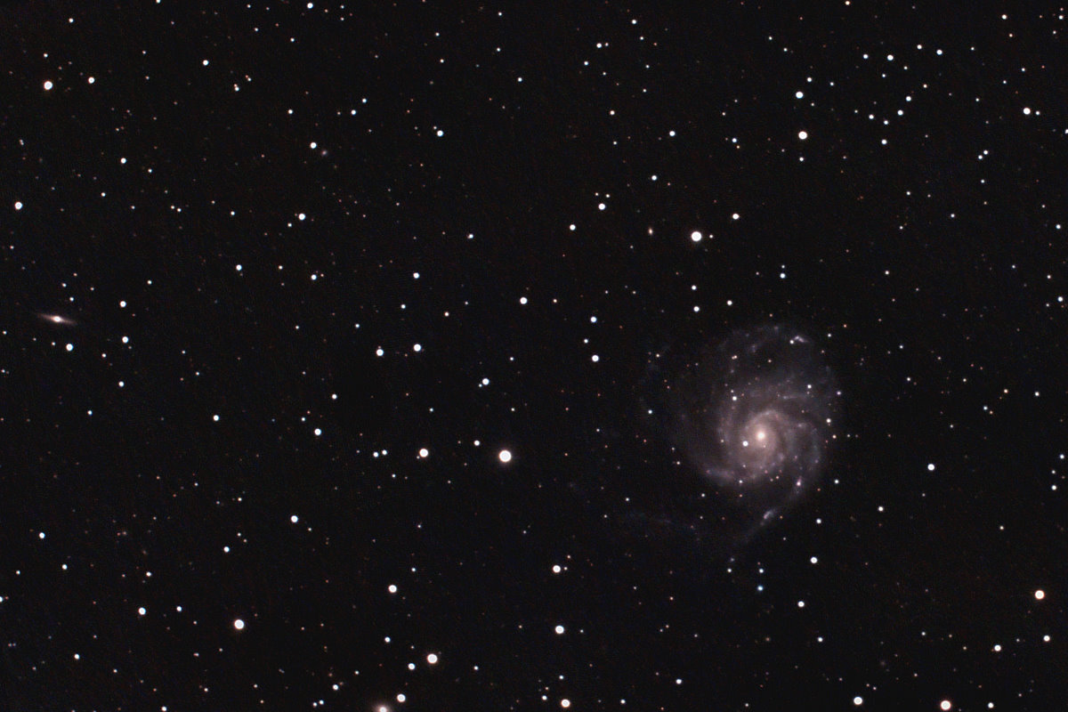 M101重照, 4.5小时曝光