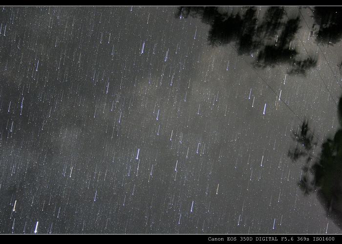 55毫米球台划落的超级流星雨