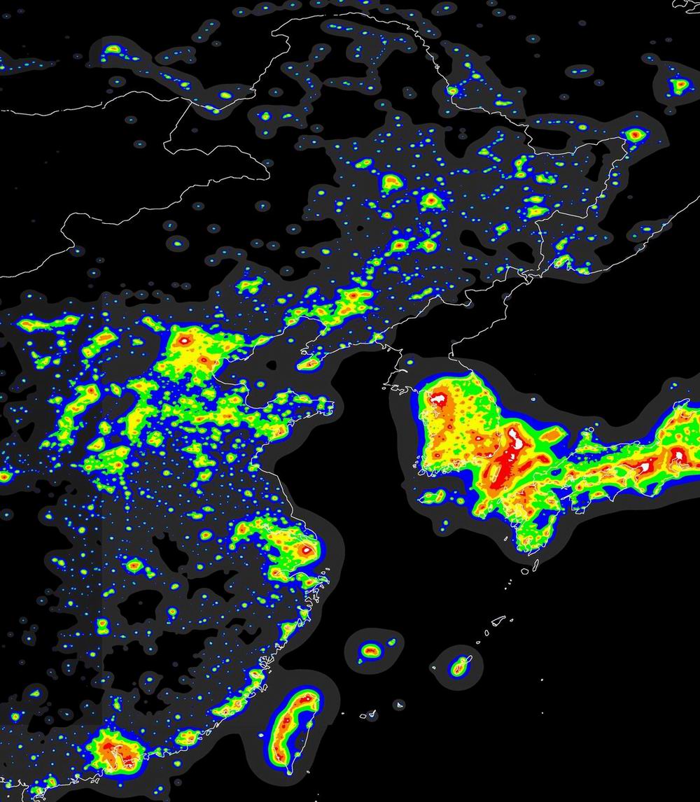 中国中东部地区光害图3.jpg