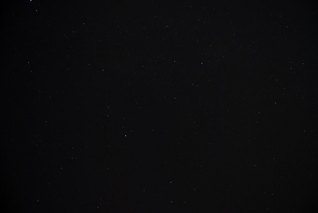 天顶附近的星星