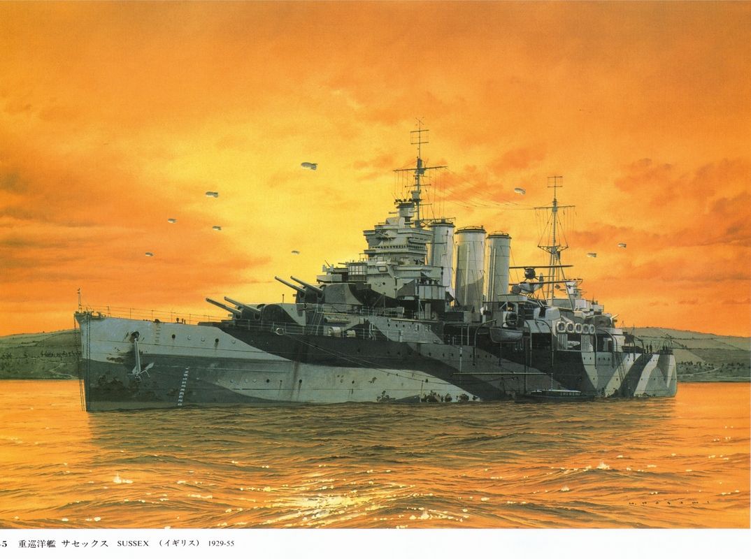 二战：英国苏塞克斯号重巡洋舰（1929－1945）.jpg