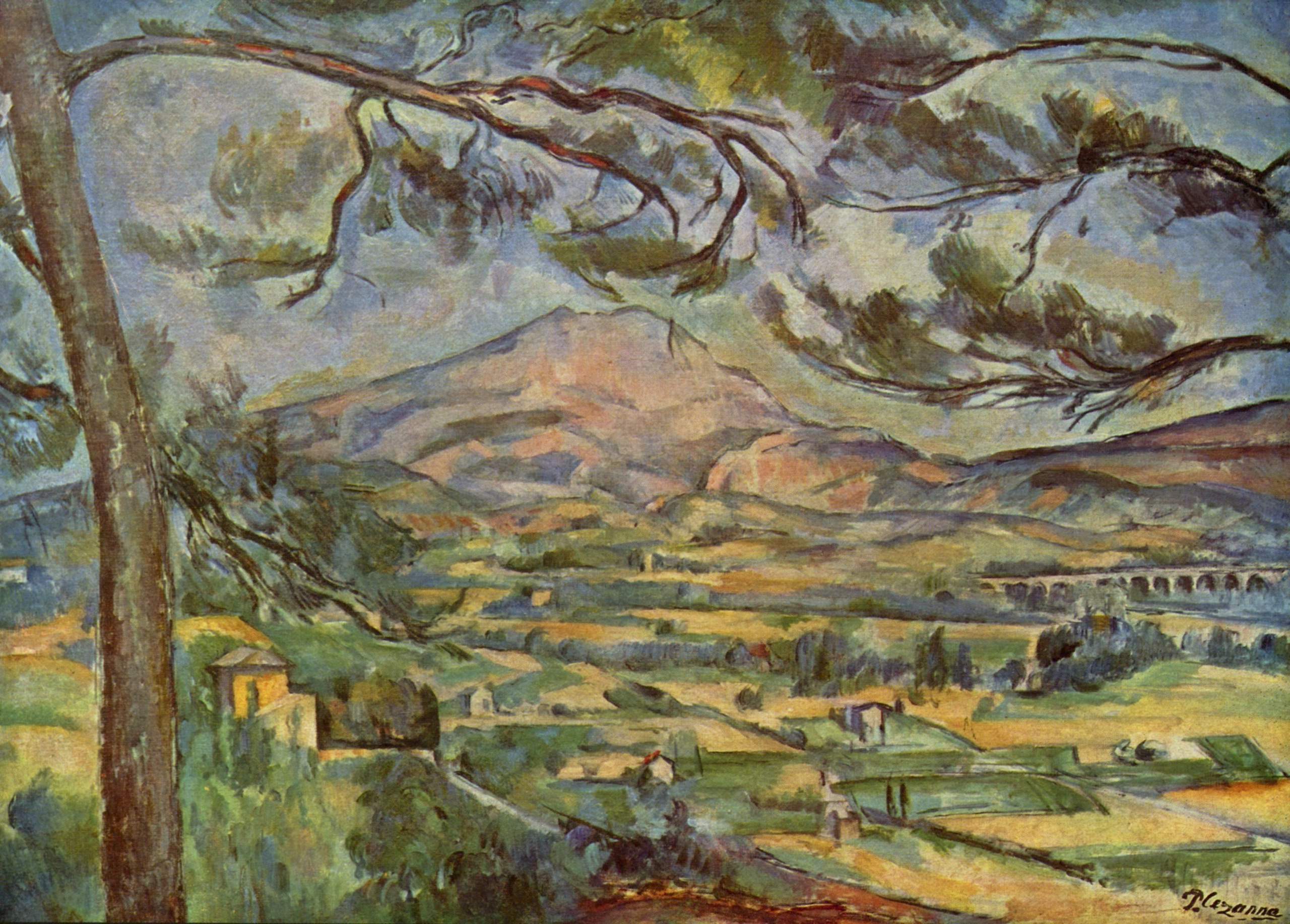 Mont Sainte- Victoire, Paul Cézanne 1885-1887 wikipedia.jpg