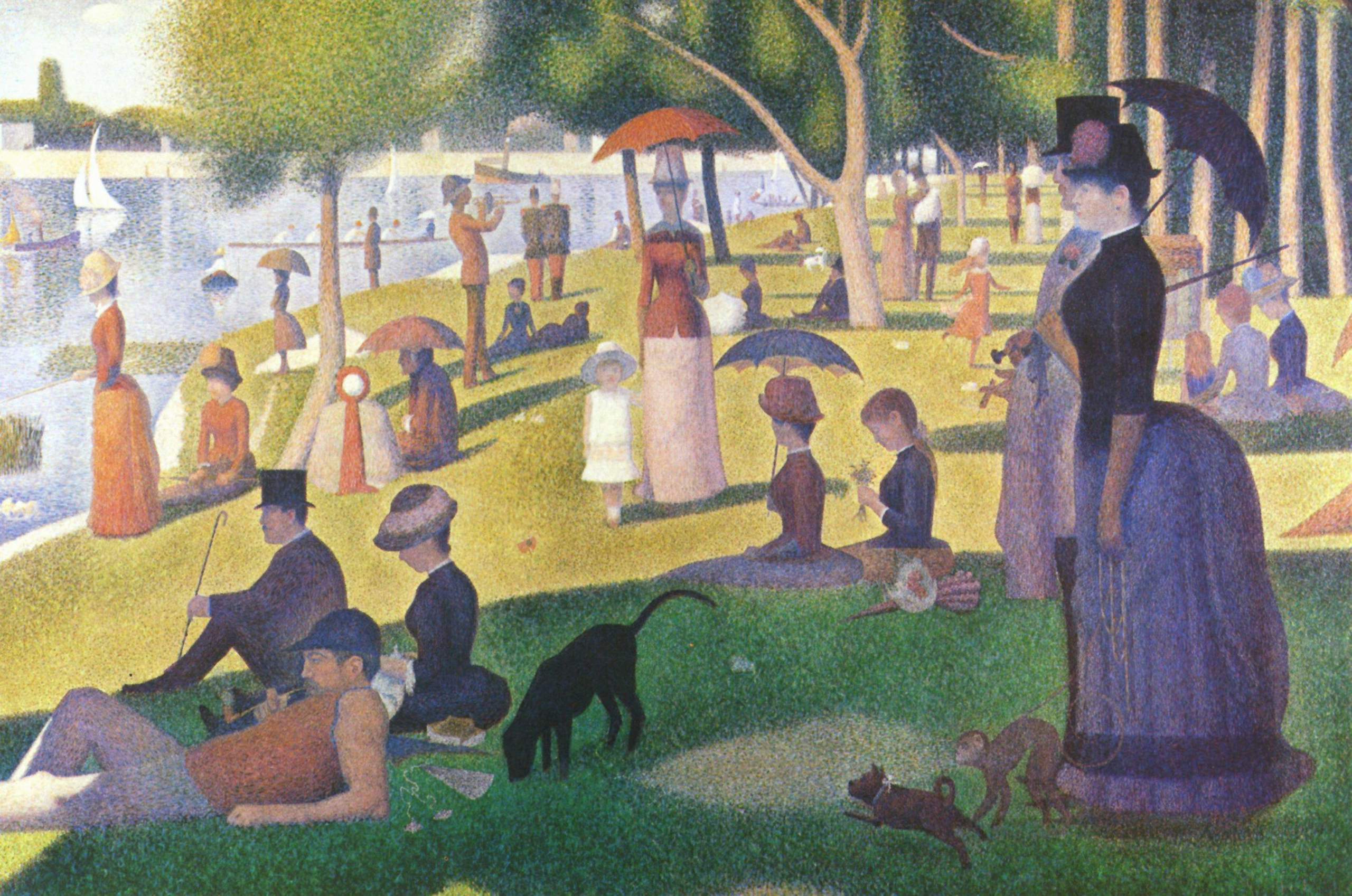 Sunday Afternoon on the Island of la Grande Jatte, Georges-Pierre Seurat,1884-86.jpg