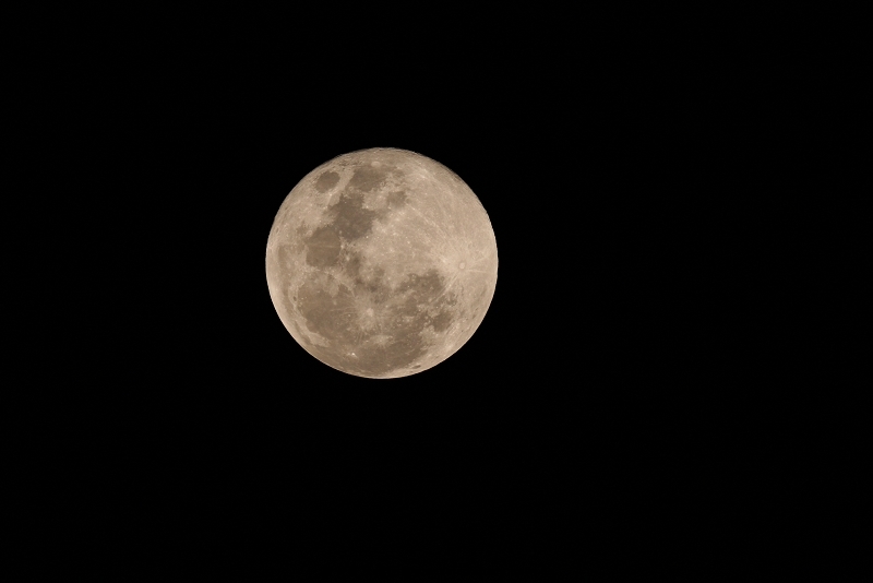 今晚的开光照，月面虽小，层次分明！！
