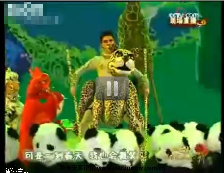 黄圣依表演的《森林舞会》场景与《银魂》几乎完全一致。（视频截图）