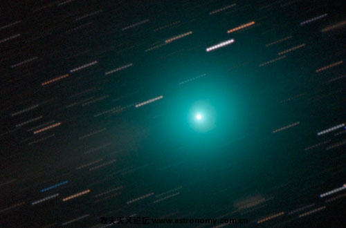 2009年2月4日美国亚利桑那州拍到的鹿林彗星