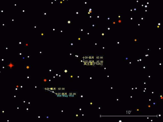 冥王星-SkyMap.gif