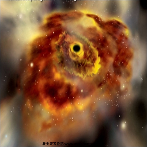 科学家发现宇宙中最大黑洞 质量为太阳的180亿倍.jpg