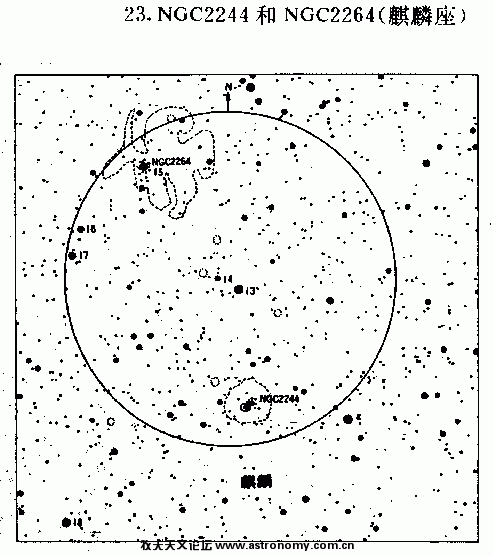 23-NGC2244和NGC2264（麒麟座）.gif