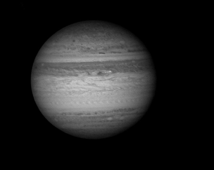 当晚观测的木星