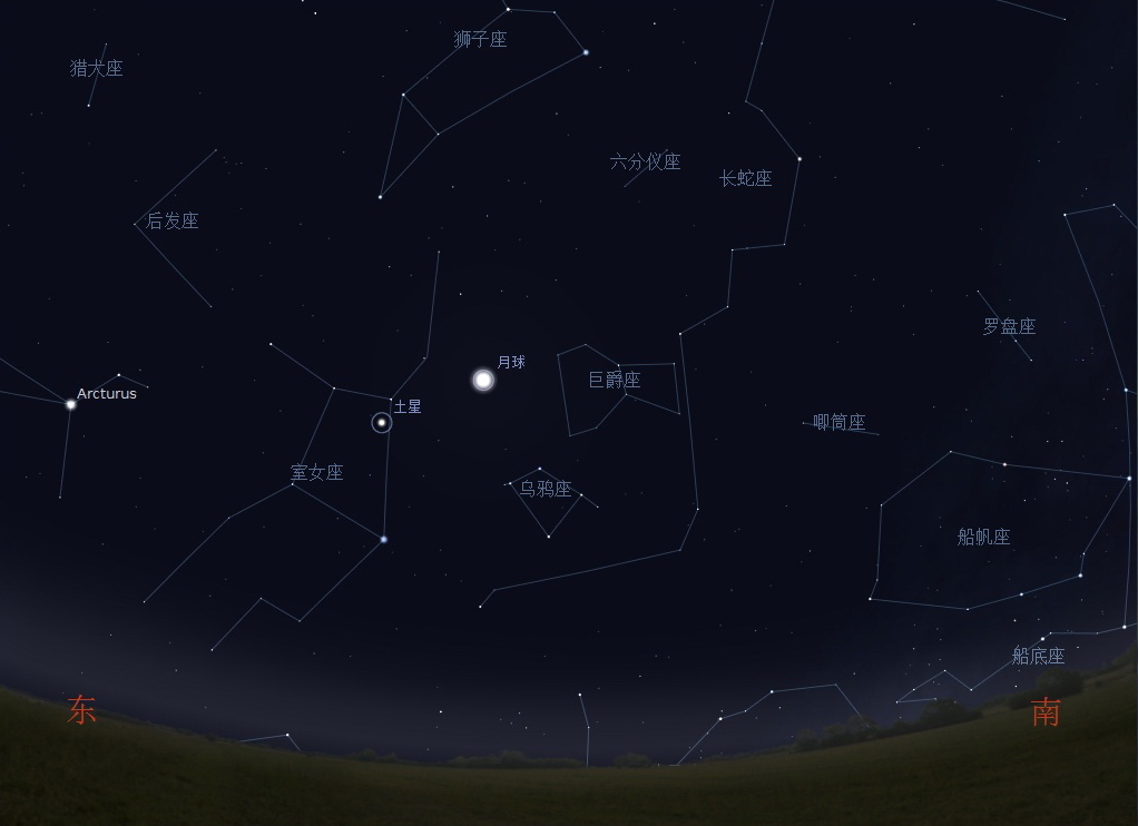 2011-04-16 昆明马路天文夜观测现场星空模拟.jpg