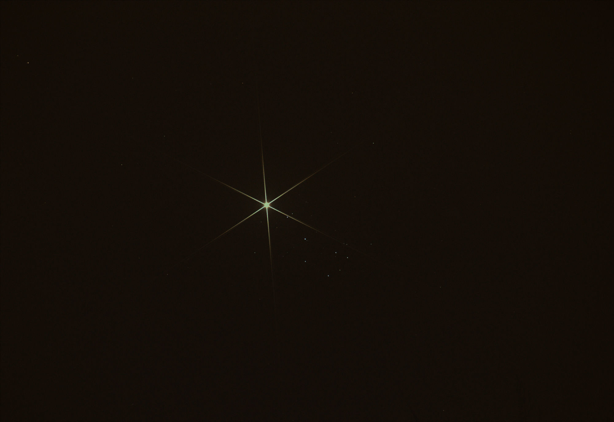 图 金星近昴星团 加星芒